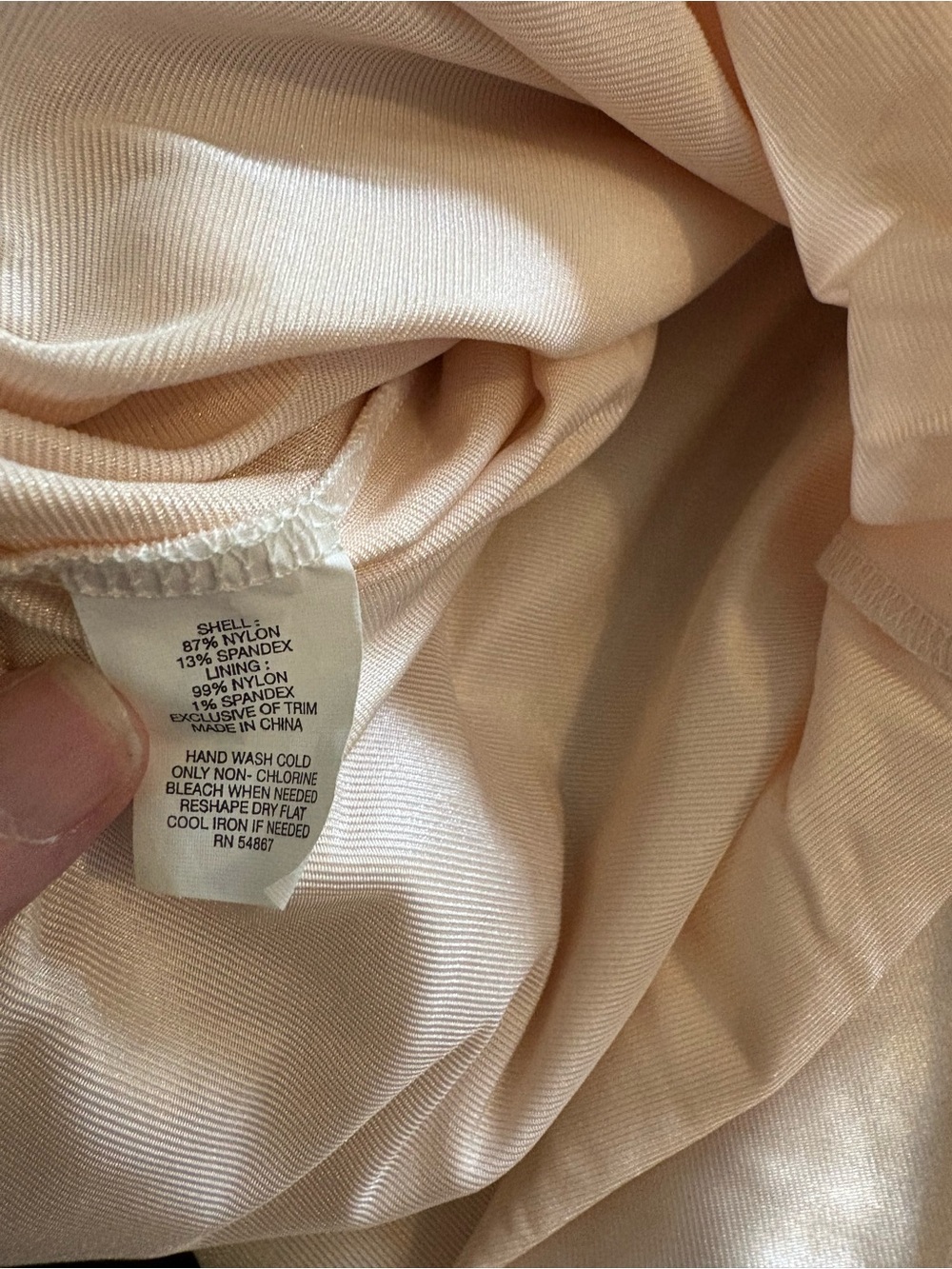 Express Lace Trim Camisole in Beige - Picture 7 of 8